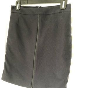 Topshop front and back zipper detail skirt